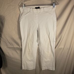 Rafaella Light Gray Cropped Pants